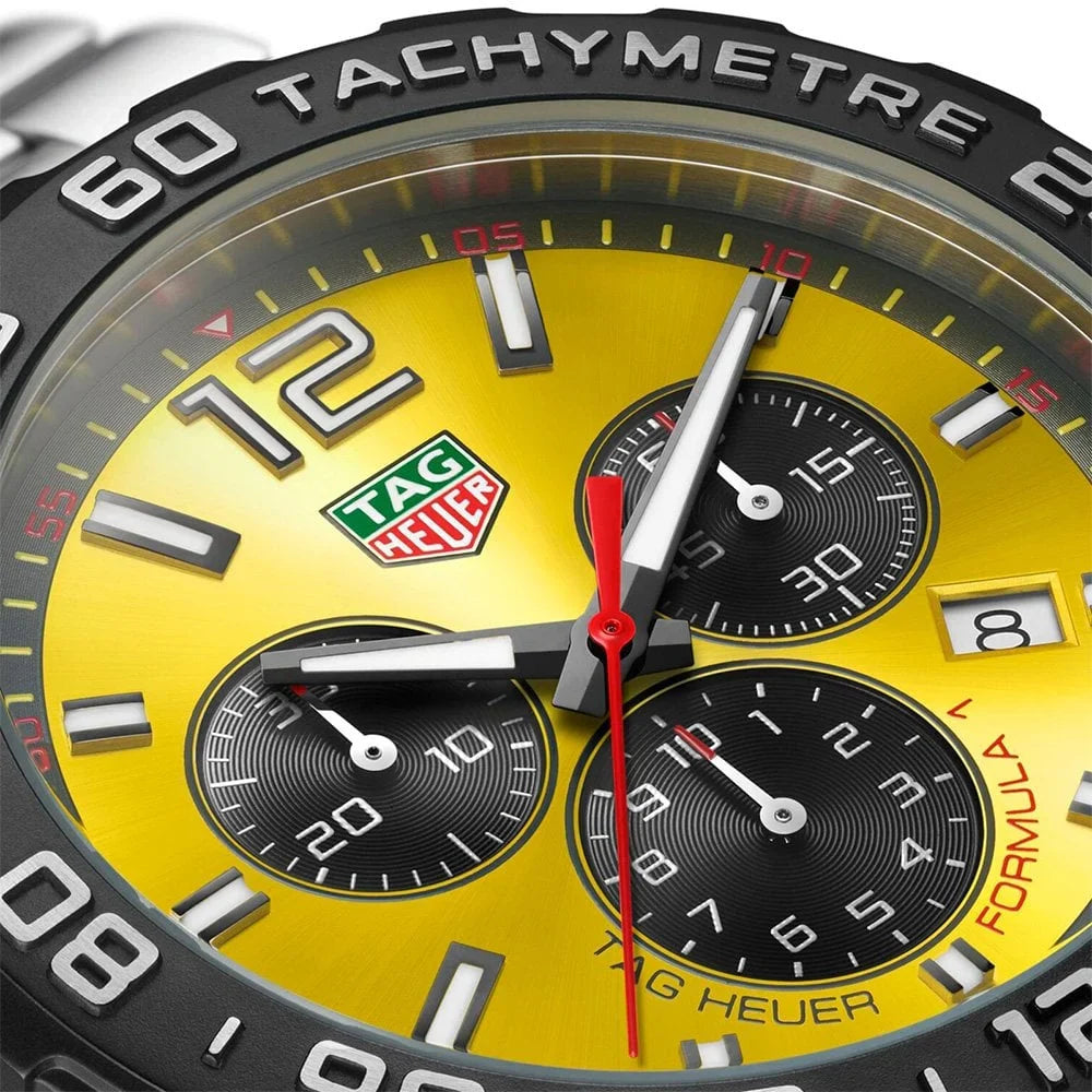 Tag Heuer Watch Formula 1 Chronograph Yellow CAZ101AM.BA0842