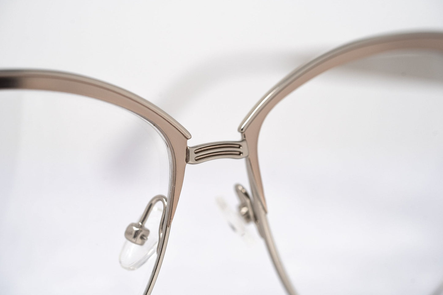 Agent Provocateur Eyeglasses Oval Beige and Silver