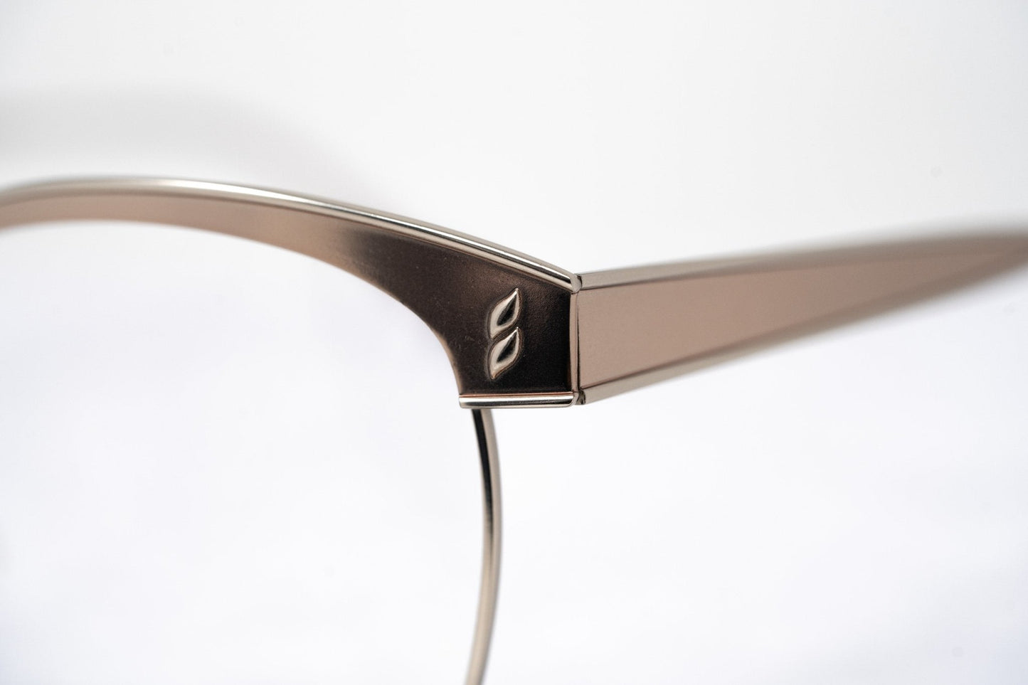 Agent Provocateur Eyeglasses Oval Beige and Silver