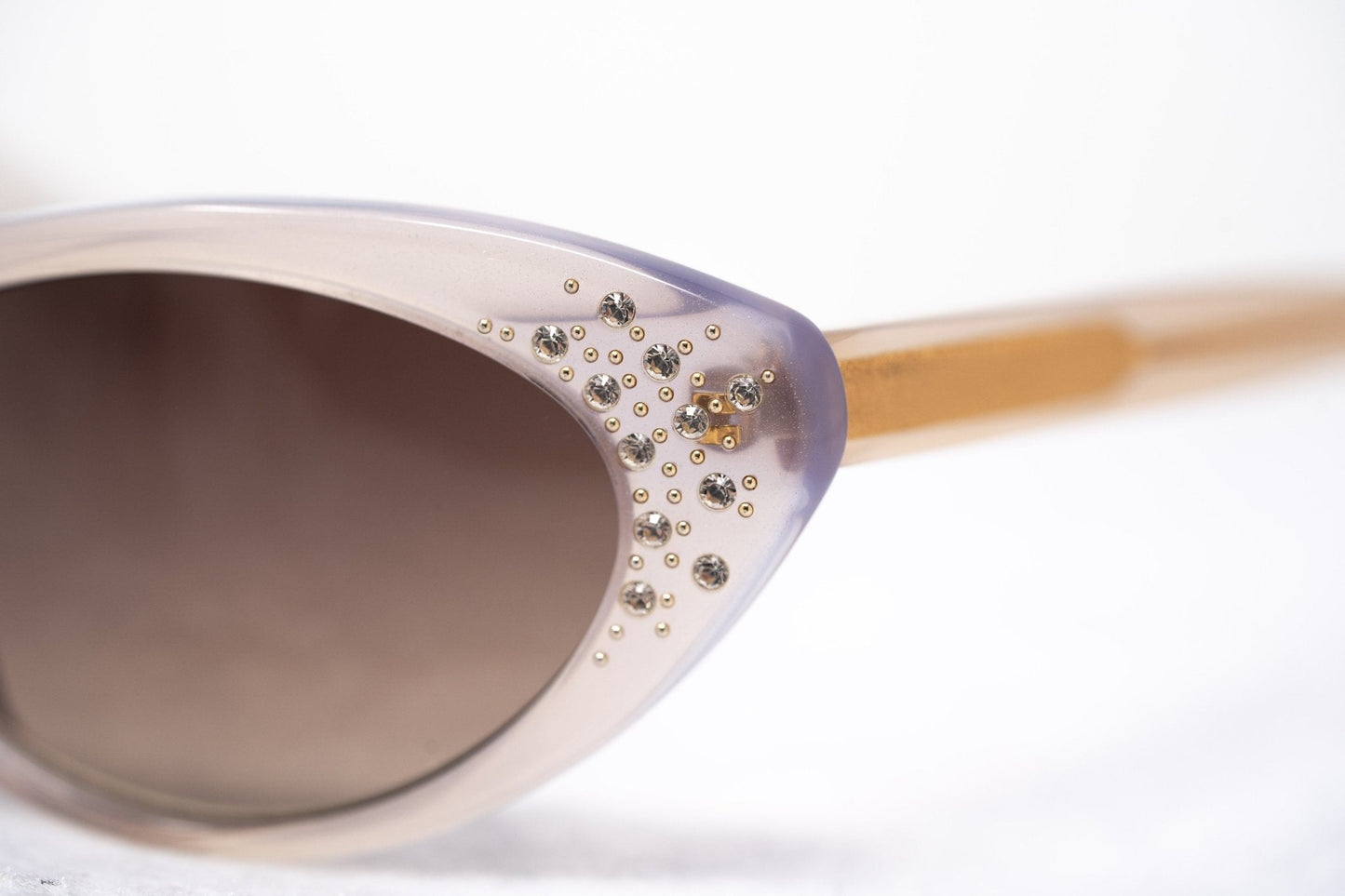 Agent Provocateur Ladies Sunglasses Cat Eye Beige and Brown AP21C12SUN