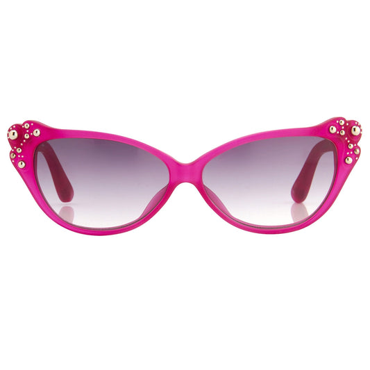 Agent Provocateur Sunglasses Cat Eye Pink with Steel and Grey