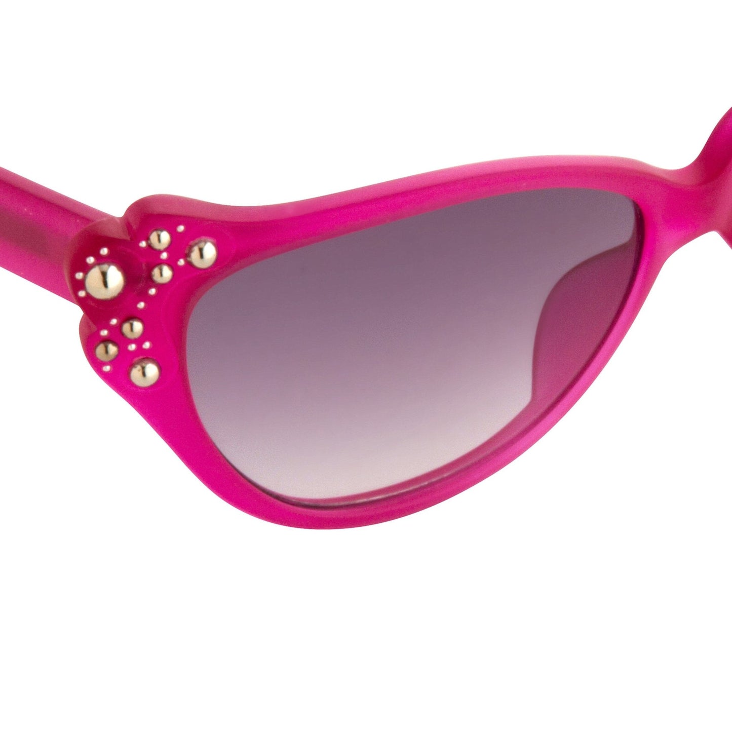Agent Provocateur Sunglasses Cat Eye Pink with Steel and Grey