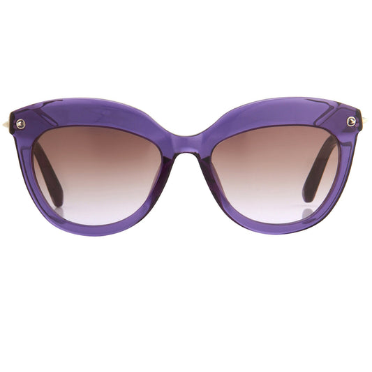 Agent Provocateur Ladies Sunglasses Cat Eye Purple with Steel and Brown AP45C5SUN