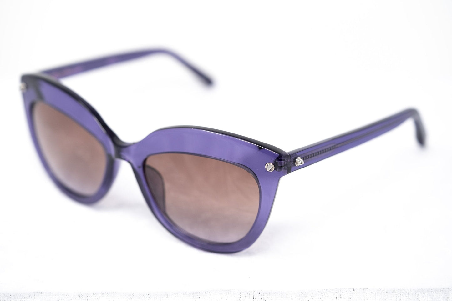 Agent Provocateur Ladies Sunglasses Cat Eye Purple with Steel and Brown AP45C5SUN