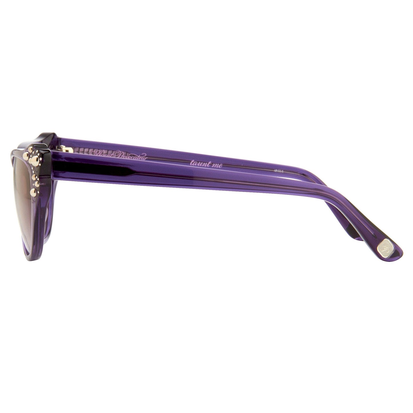 Agent Provocateur Sunglasses Cat Eye Purple and Brown