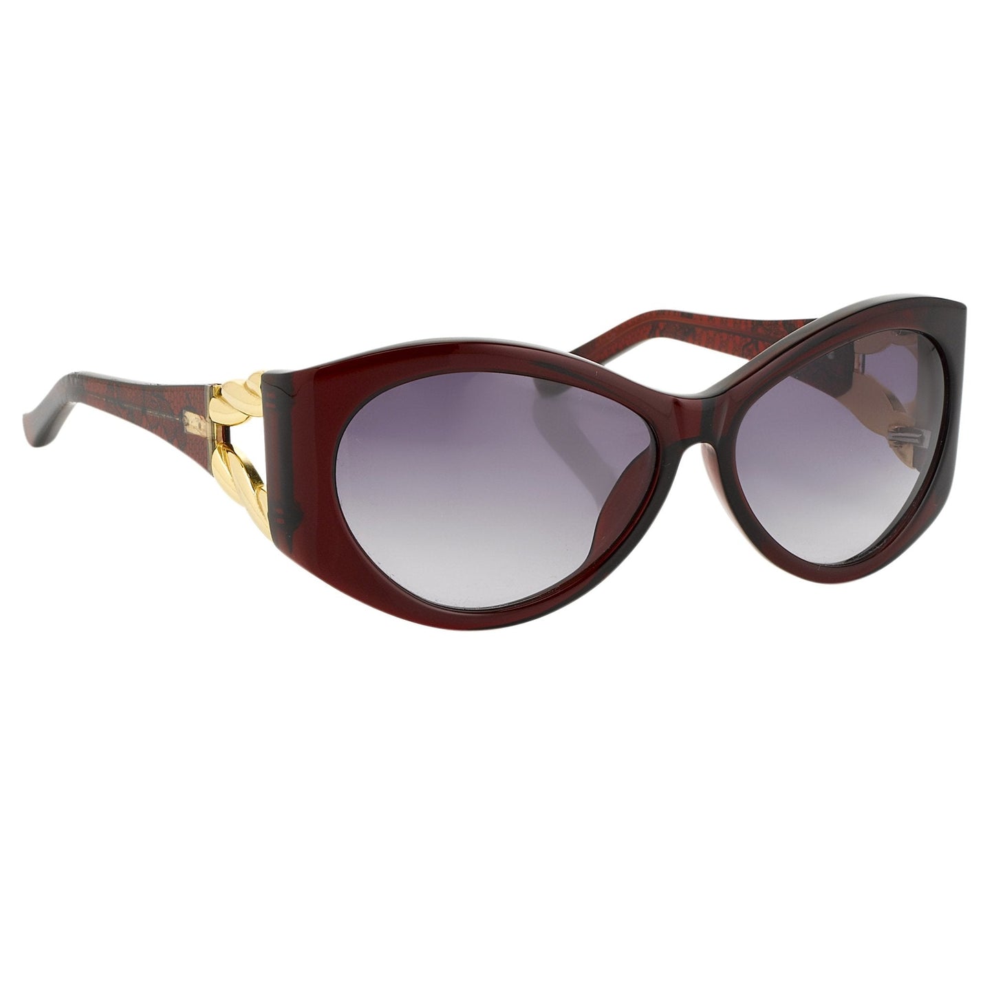 Agent Provocateur Ladies Sunglasses Oversized Burgundy and Grey AP17C3SUN