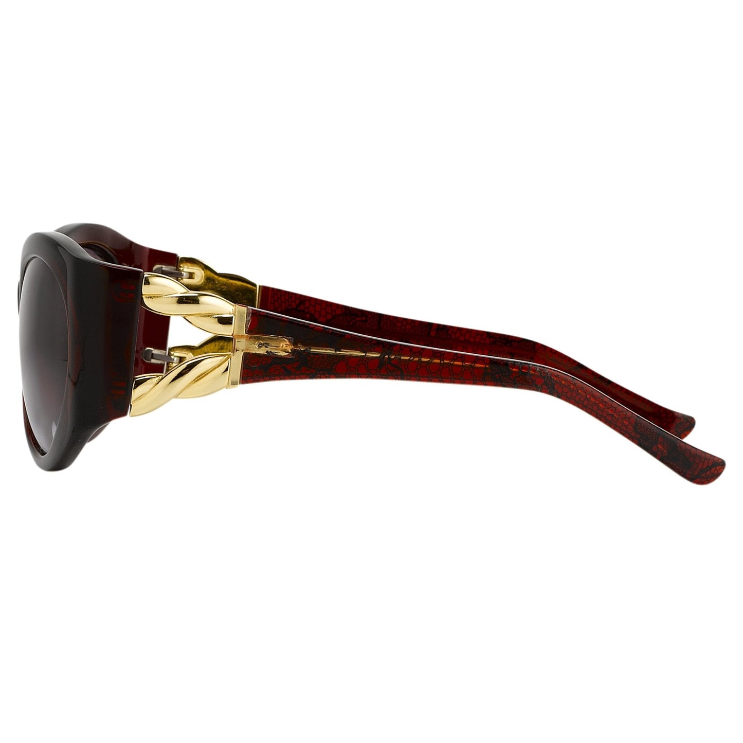 Agent Provocateur Ladies Sunglasses Oversized Burgundy and Grey AP17C3SUN