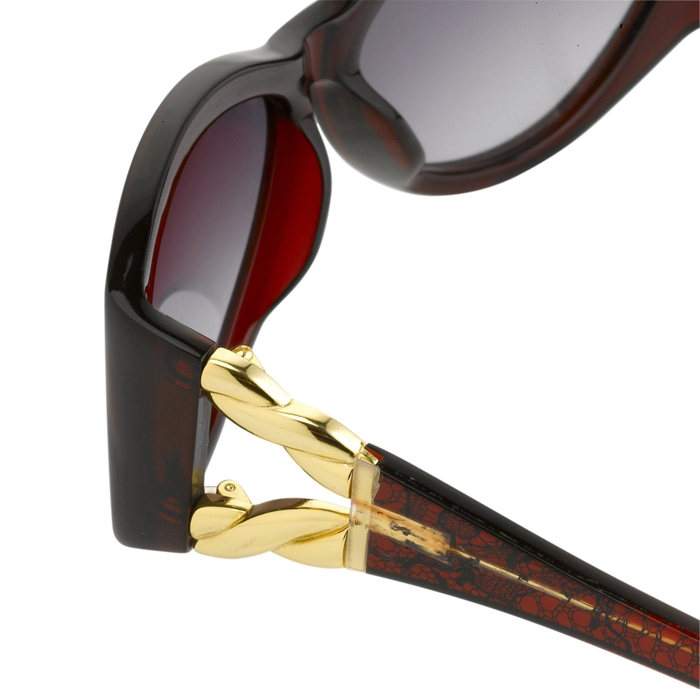 Agent Provocateur Ladies Sunglasses Oversized Burgundy and Grey AP17C3SUN