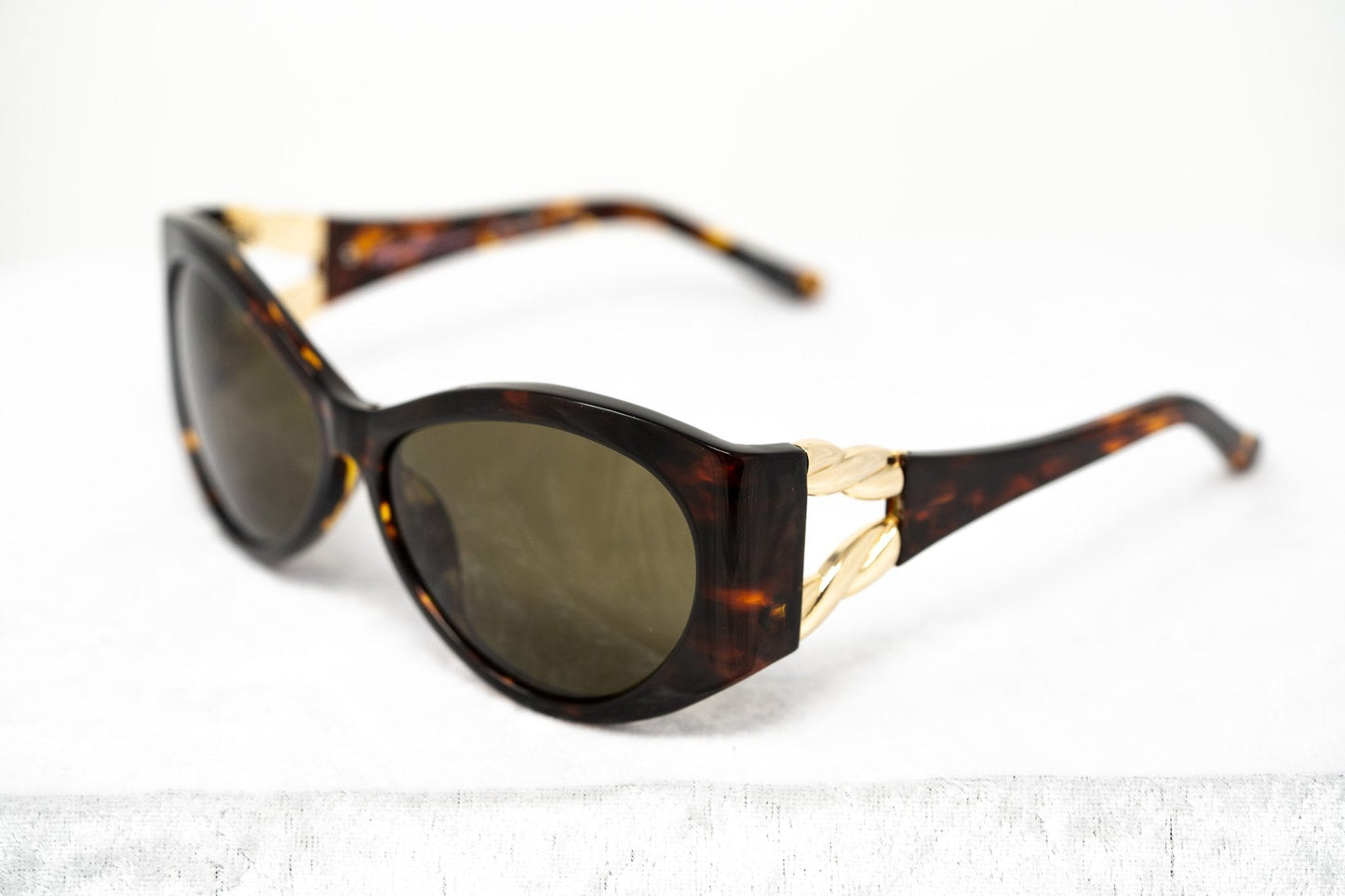 Agent Provocateur Ladies Sunglasses Oversized Tortoiseshell and Green AP17C2SUN