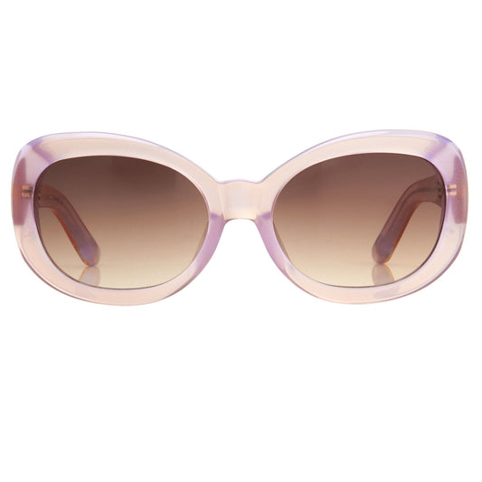 Agent Provocateur Ladies Sunglasses Round Beige and Brown AP57C4SUN