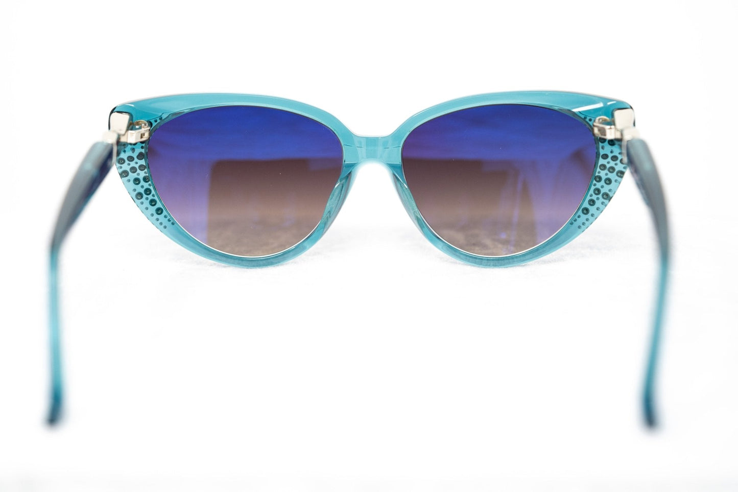 Agent Provocateur Sunglasses Cat Eye Blue with Steel and Grey