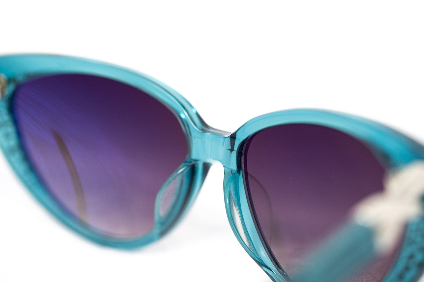 Agent Provocateur Sunglasses Cat Eye Blue with Steel and Grey