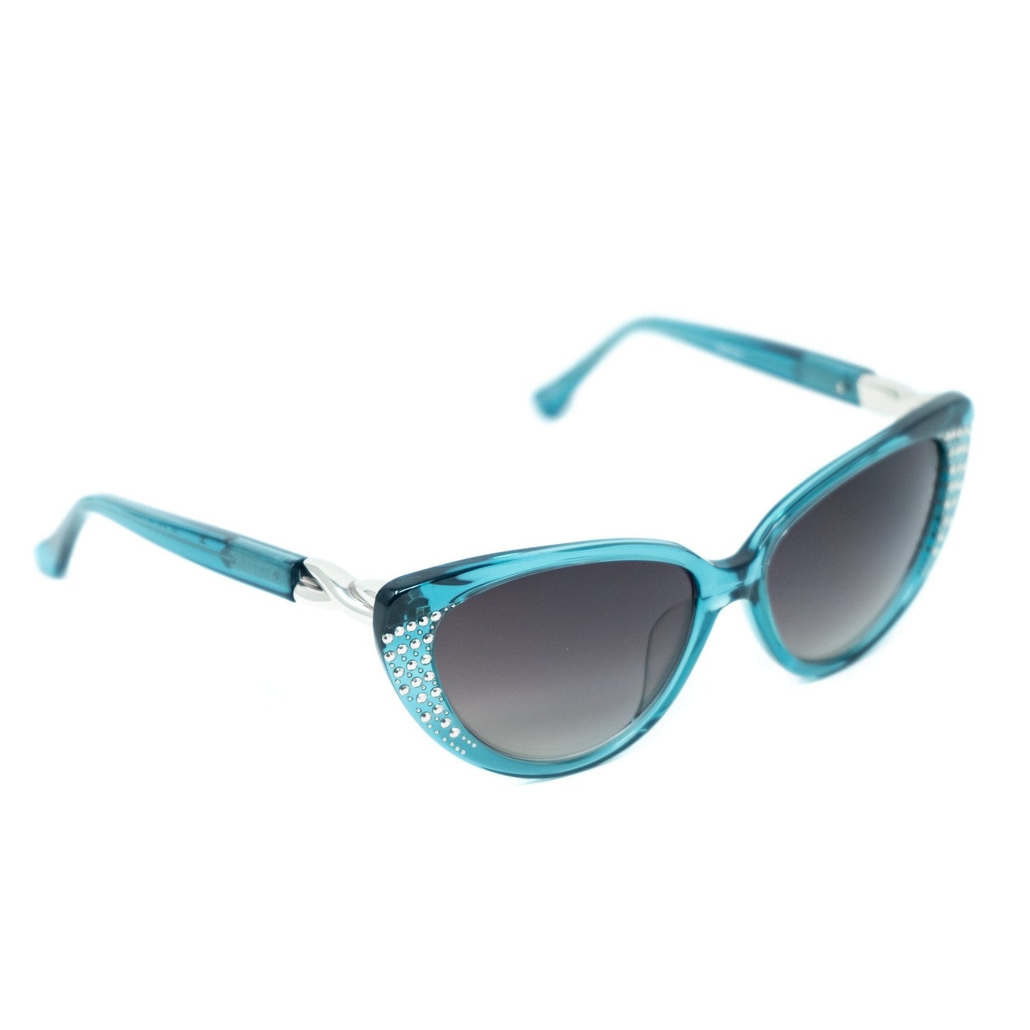 Agent Provocateur Sunglasses Cat Eye Blue with Steel and Grey