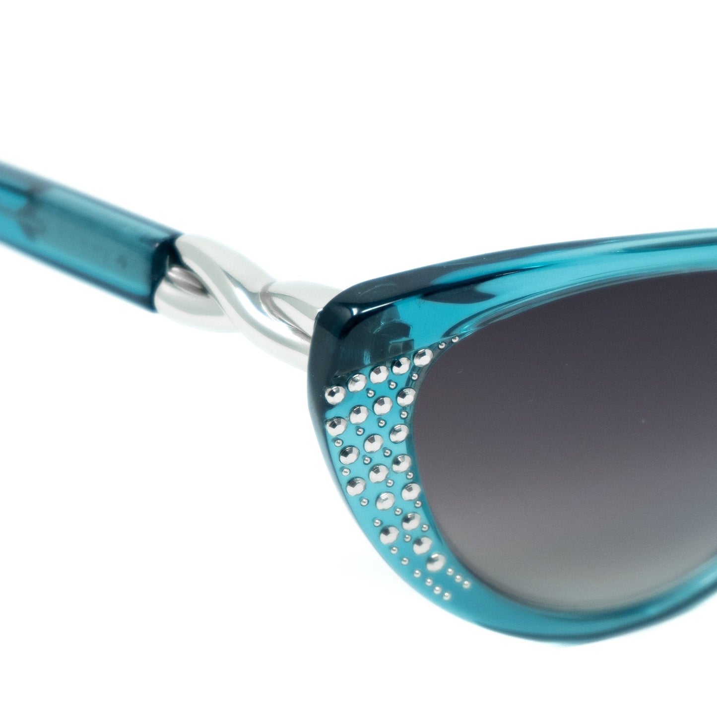 Agent Provocateur Sunglasses Cat Eye Blue with Steel and Grey
