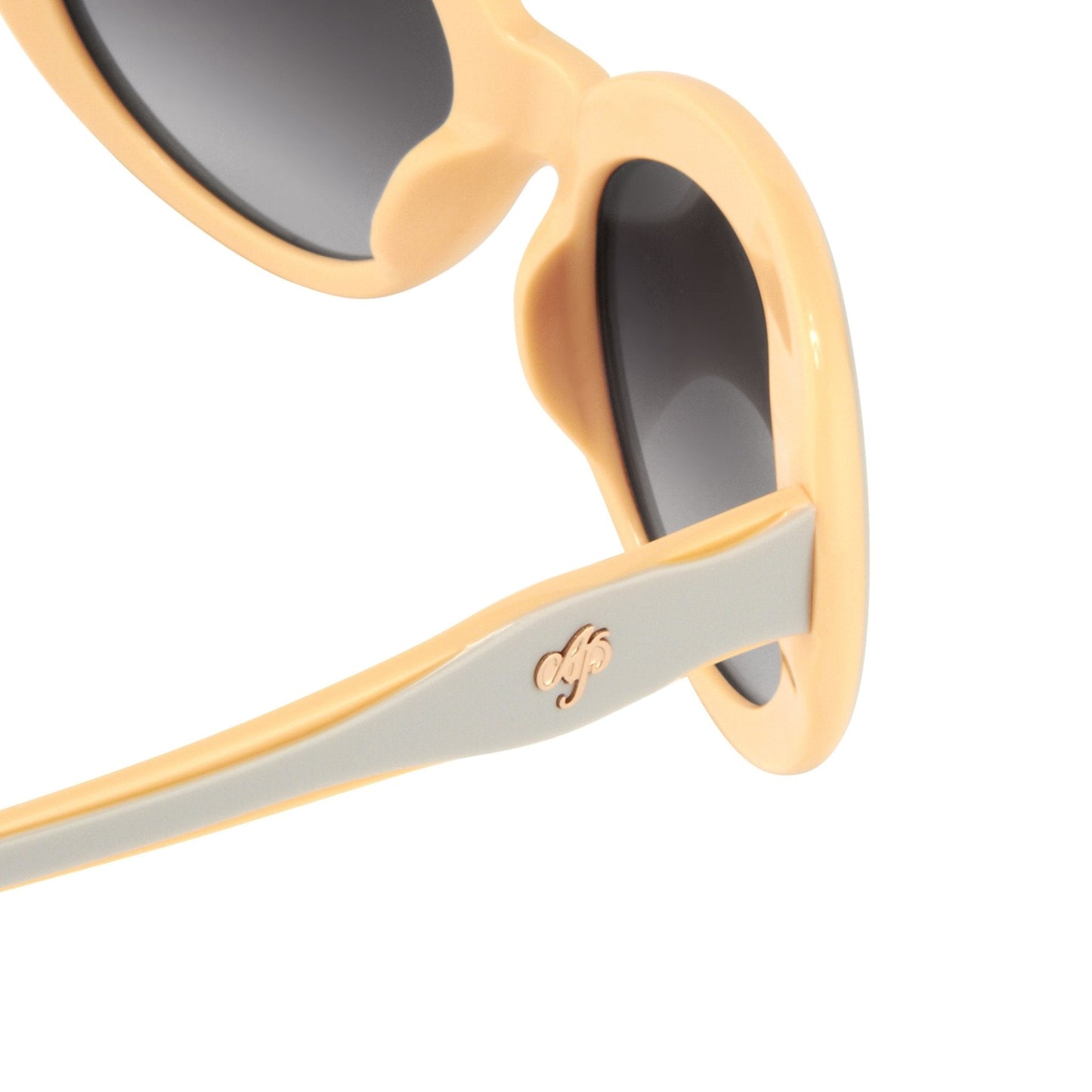 Agent Provocateur Ladies Sunglasses Oval Grey/Apricot and Grey AP64C3SUN