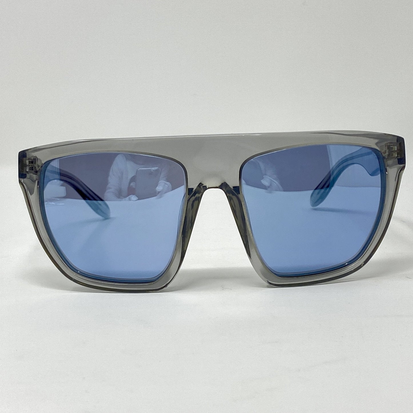 Alexander Wang Sunglasses Slanted Dark Grey and Blue