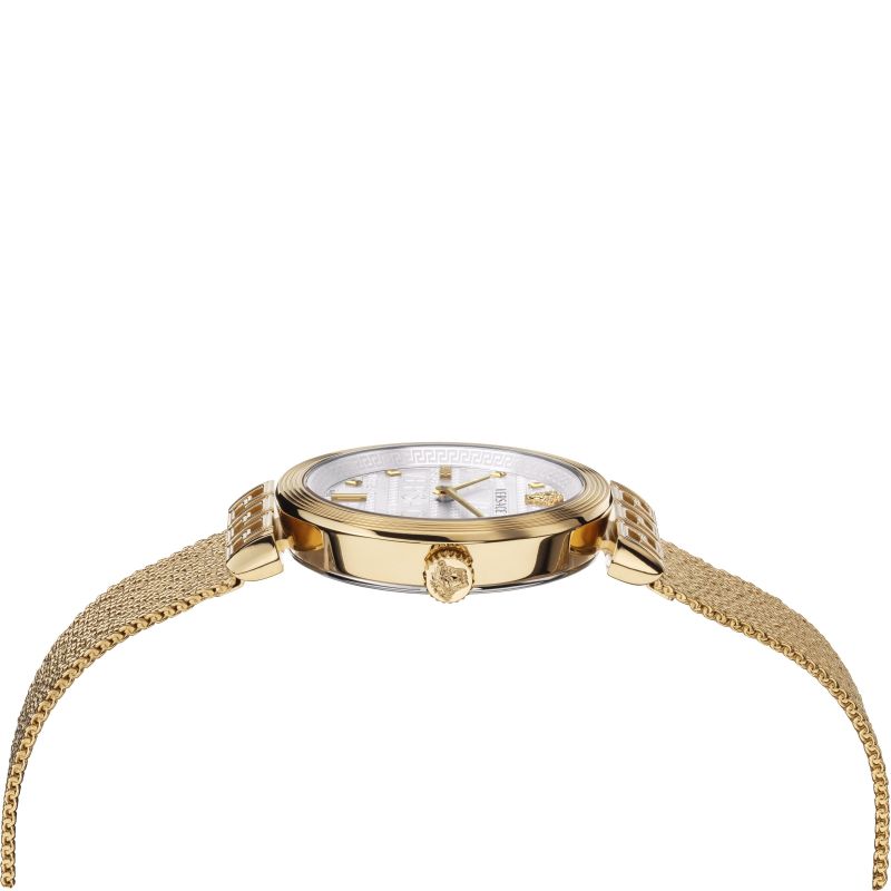Versace Meander Ladies Gold Watch VELW00820