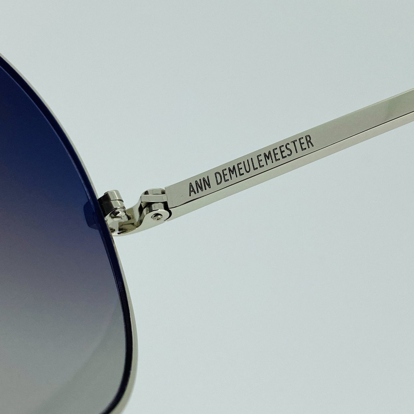 Ann Demeulemeester Men's Sunglasses White Gold and Grey AD14C1SUN