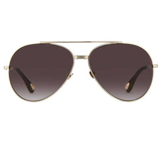 Ann Demeulemeester Men's Sunglasses White Gold and Grey AD14C1SUN