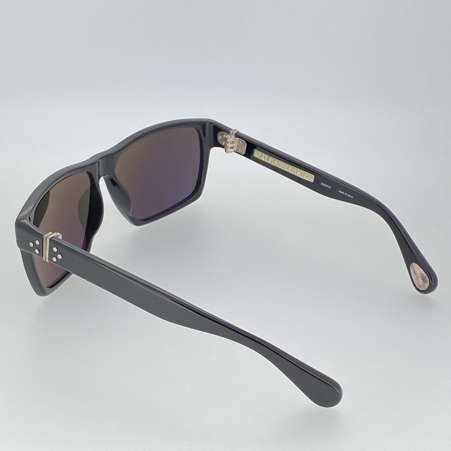 Ann Demeulemeester Men's Sunglasses Angular Black and Grey AD37C1SUN