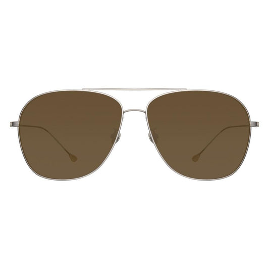 Ann Demeulemeester Men's Sunglasses Antique Silver and Brown AD48C3SUN