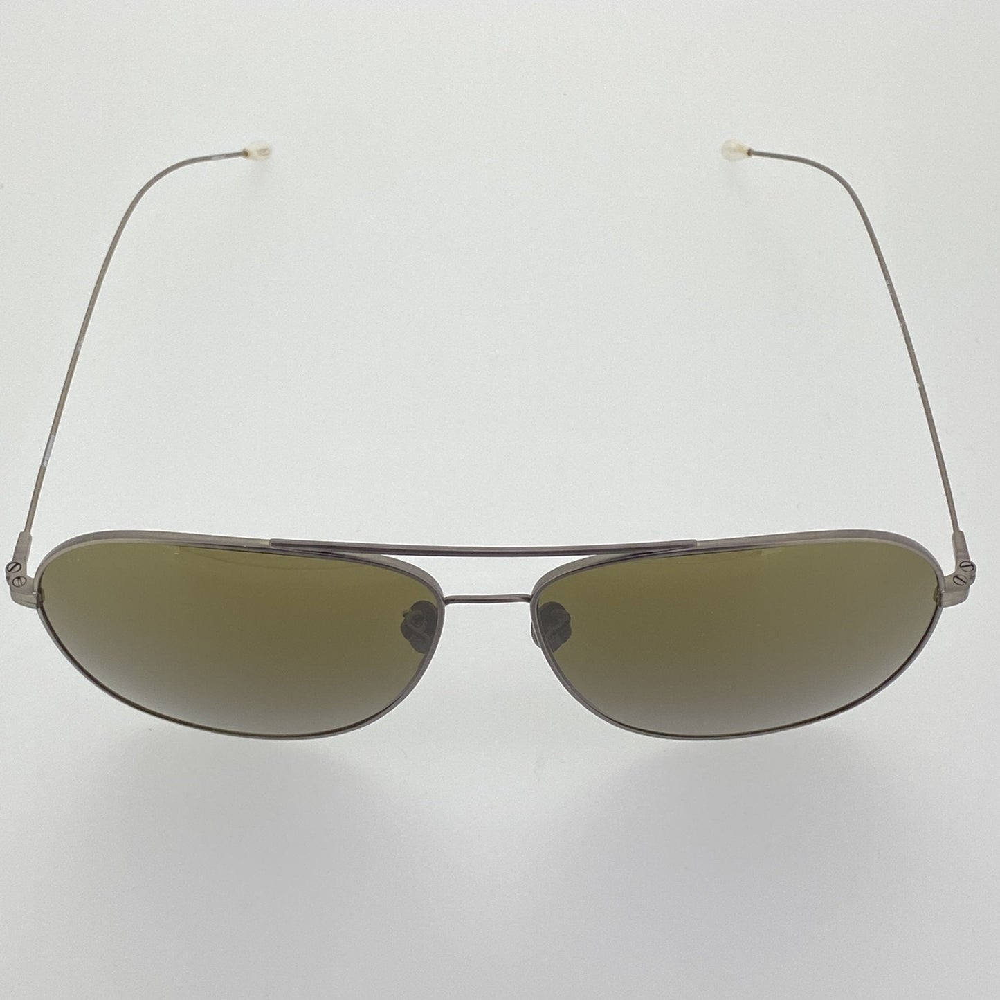 Ann Demeulemeester Men's Sunglasses Antique Silver and Brown AD48C3SUN