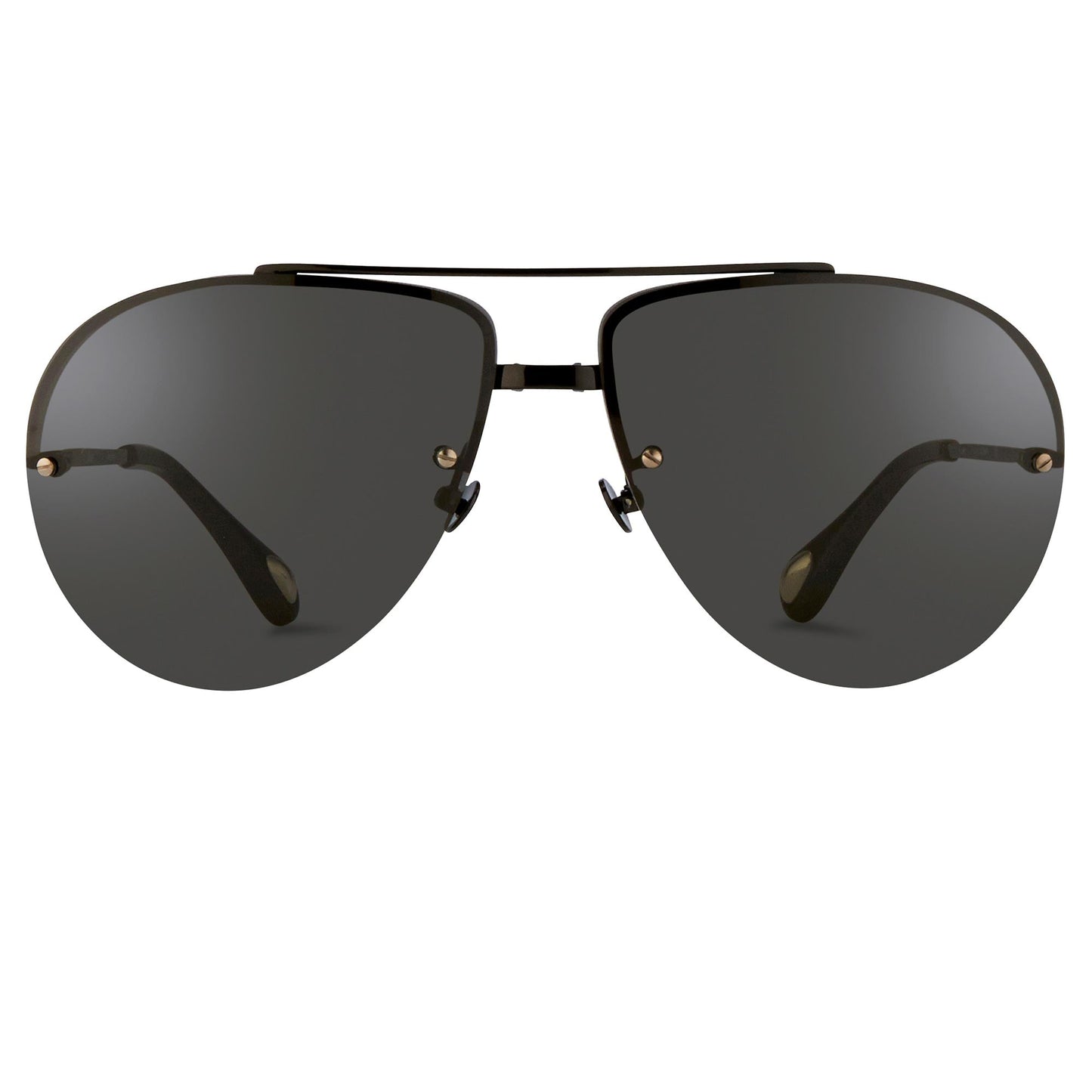 Ann Demeulemeester Men's Sunglasses Black and Grey AD13C4SUN