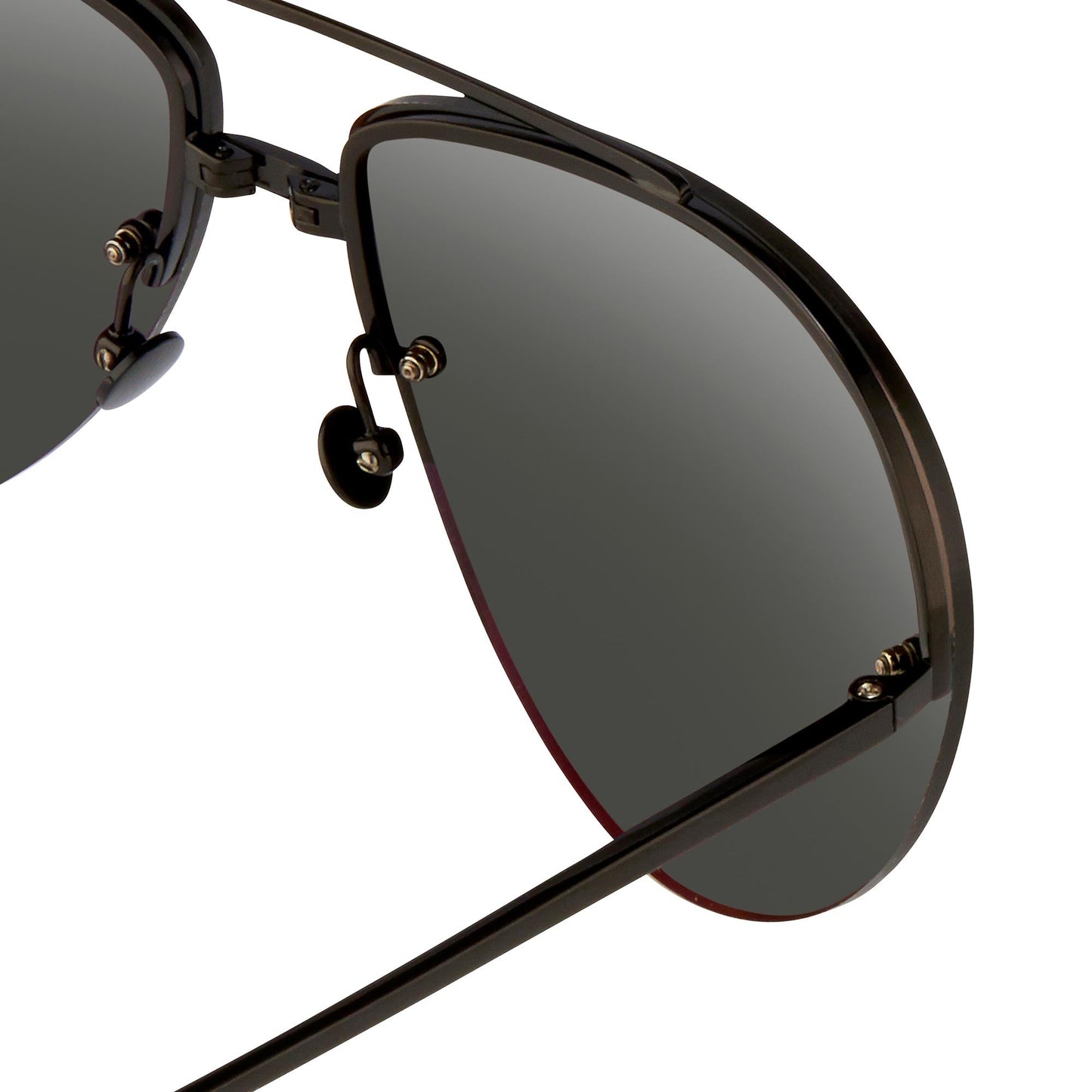 Ann Demeulemeester Men's Sunglasses Black and Grey AD13C4SUN