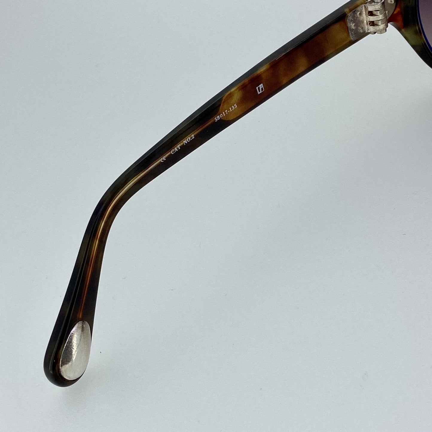 Ann Demeulemeester Sunglasses Flat Top Black and Brown Graduated