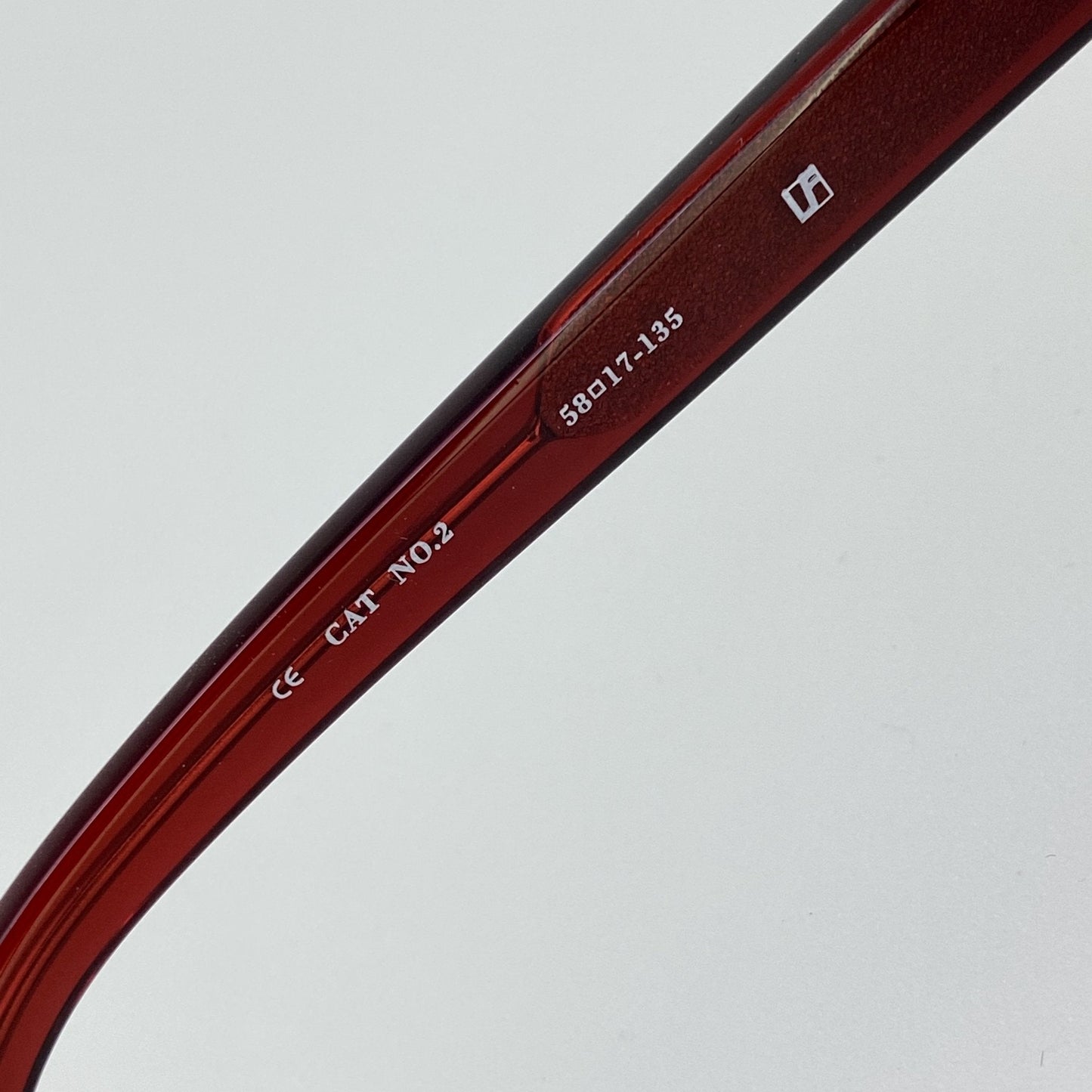 Ann Demeulemeester Men's Sunglasses Flat Top Red and Blue AD1C3SUN