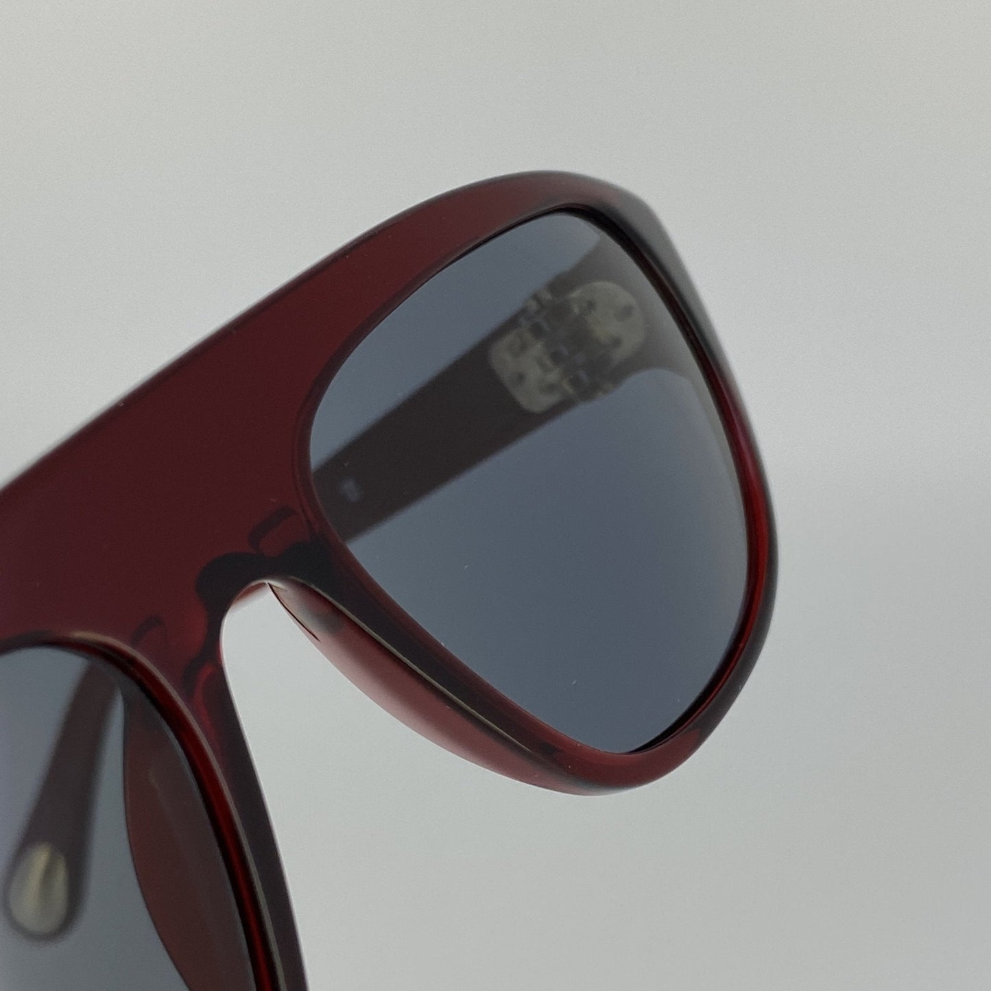 Ann Demeulemeester Men's Sunglasses Flat Top Red and Blue AD1C3SUN