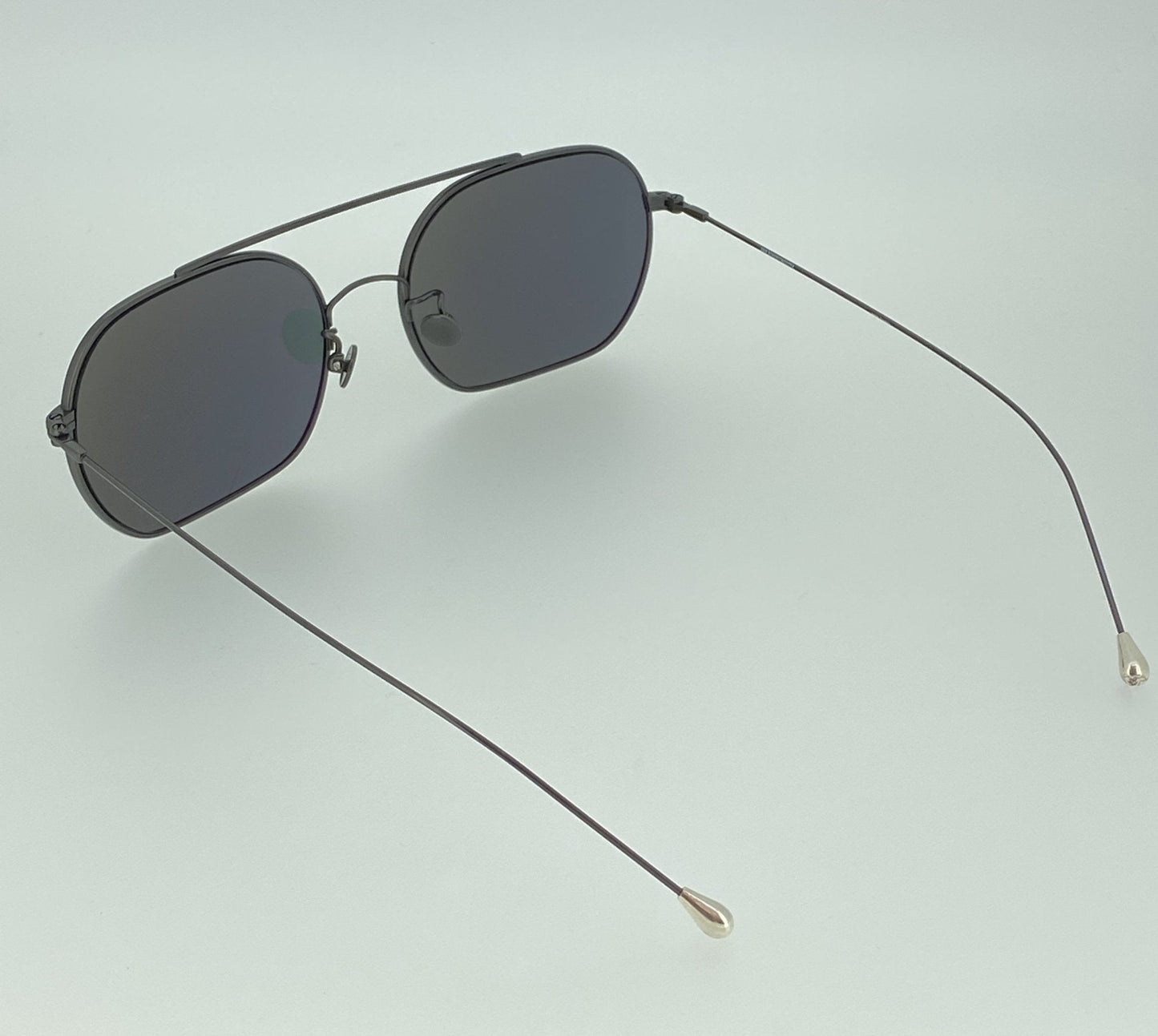 Ann Demeulemeester Sunglasses Round Gun Metal and Grey AD63C2SUN