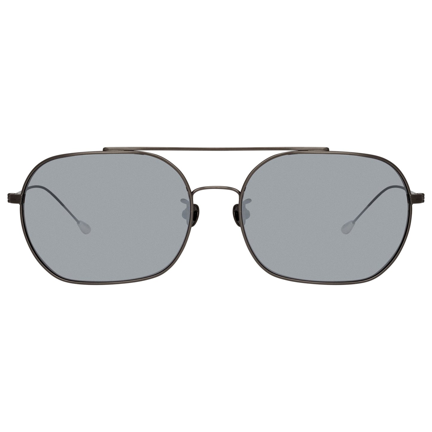 Ann Demeulemeester Sunglasses Round Gun Metal and Grey AD63C2SUN