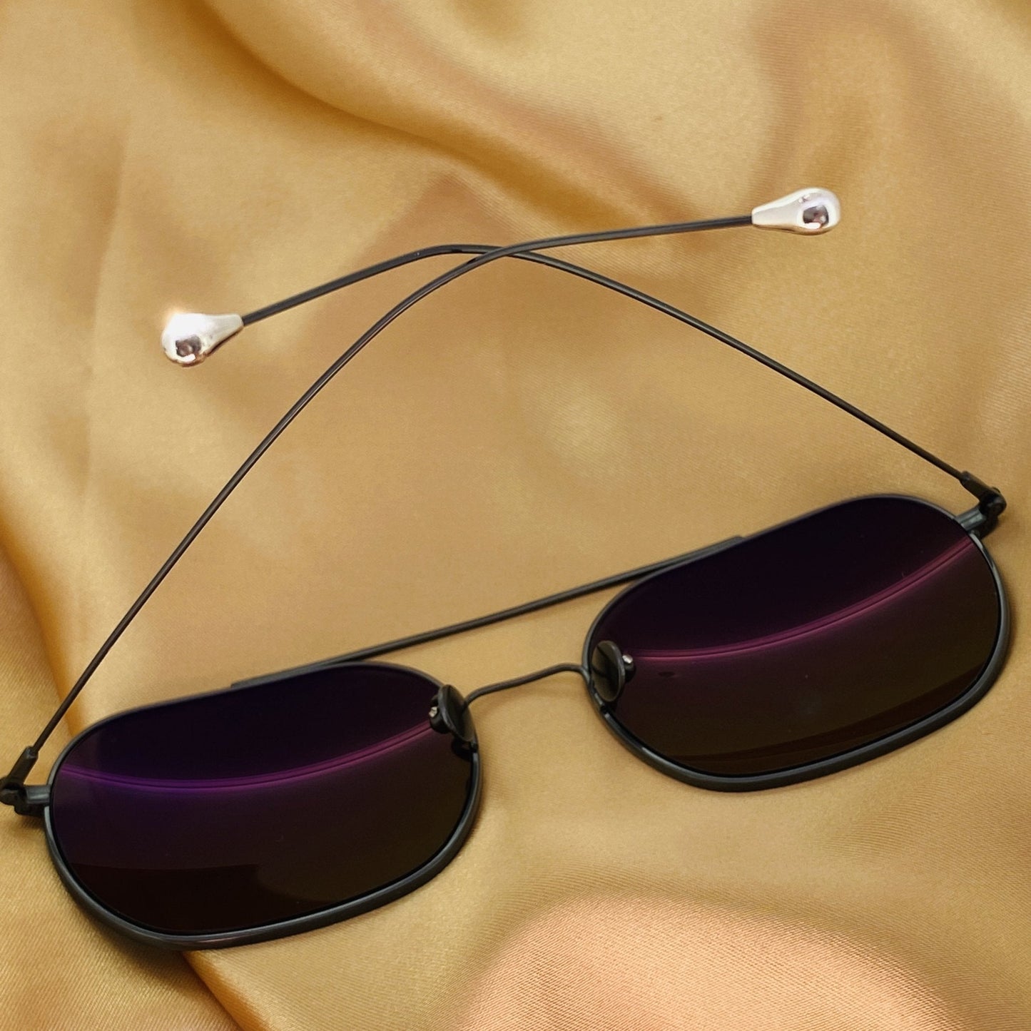 Ann Demeulemeester Sunglasses Round Gun Metal and Grey AD63C2SUN