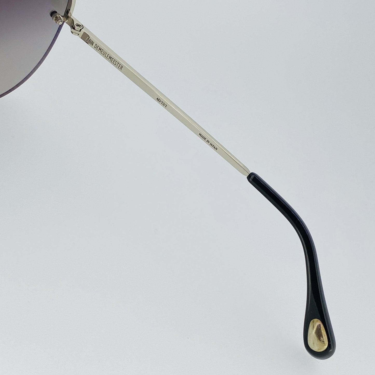 Ann Demeulemeester Men's Sunglasses White Gold and Gray AD13C1SUN