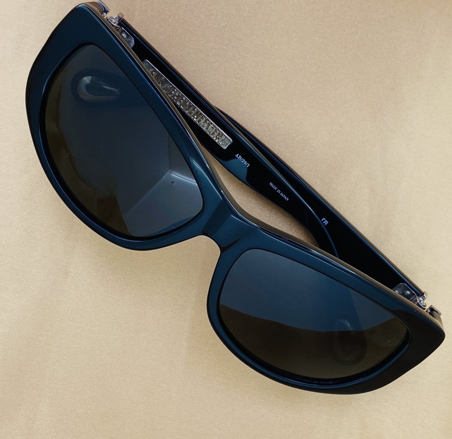 Ann Demeulemeester Sunglasses Cat Eye Black and Grey