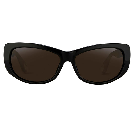Ann Demeulemeester Sunglasses Cat Eye Black and Grey
