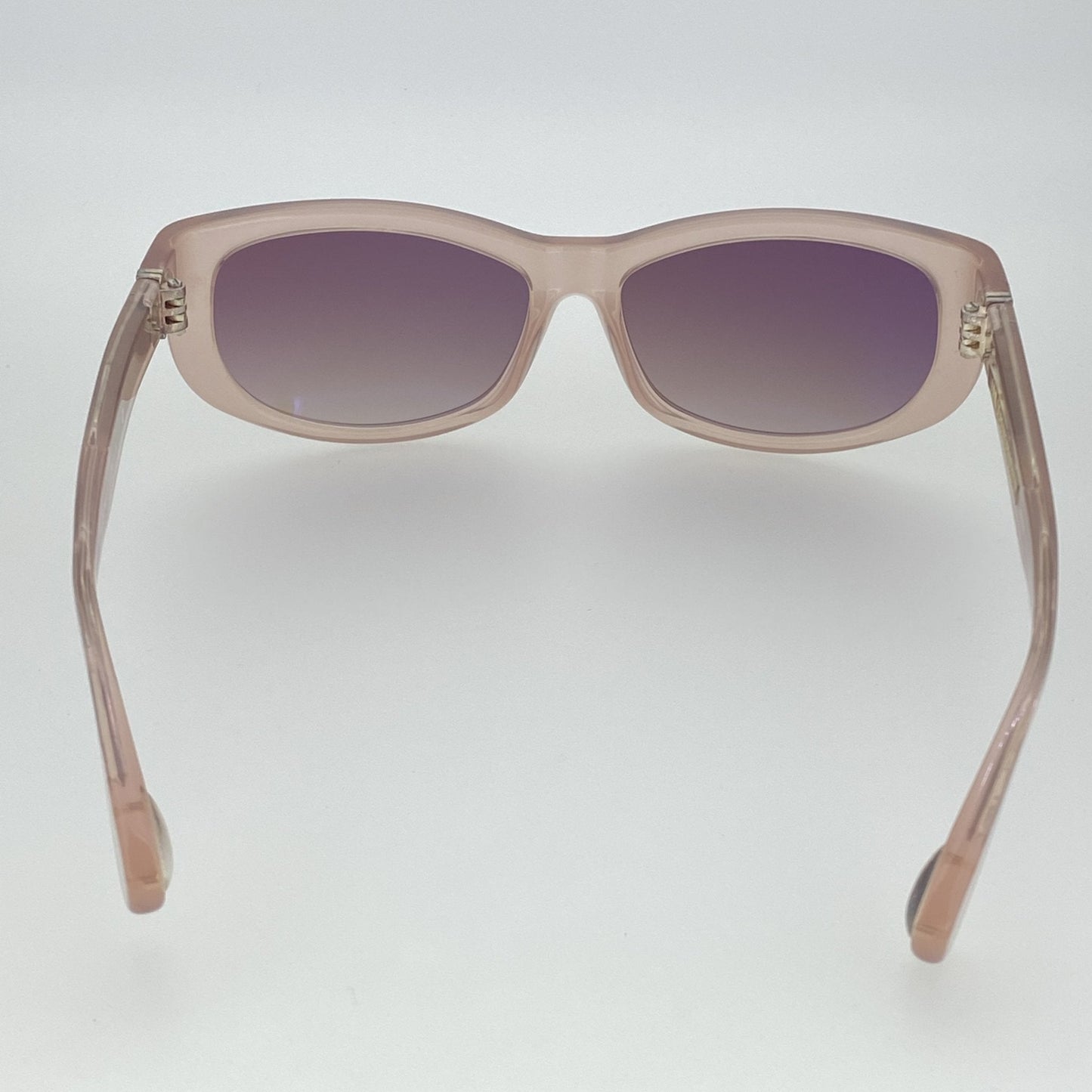 Ann Demeulemeester Sunglasses Cat Eye Blush Pink and Brown