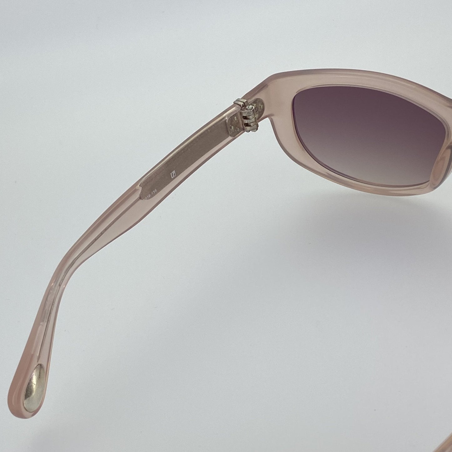 Ann Demeulemeester Sunglasses Cat Eye Blush Pink and Brown