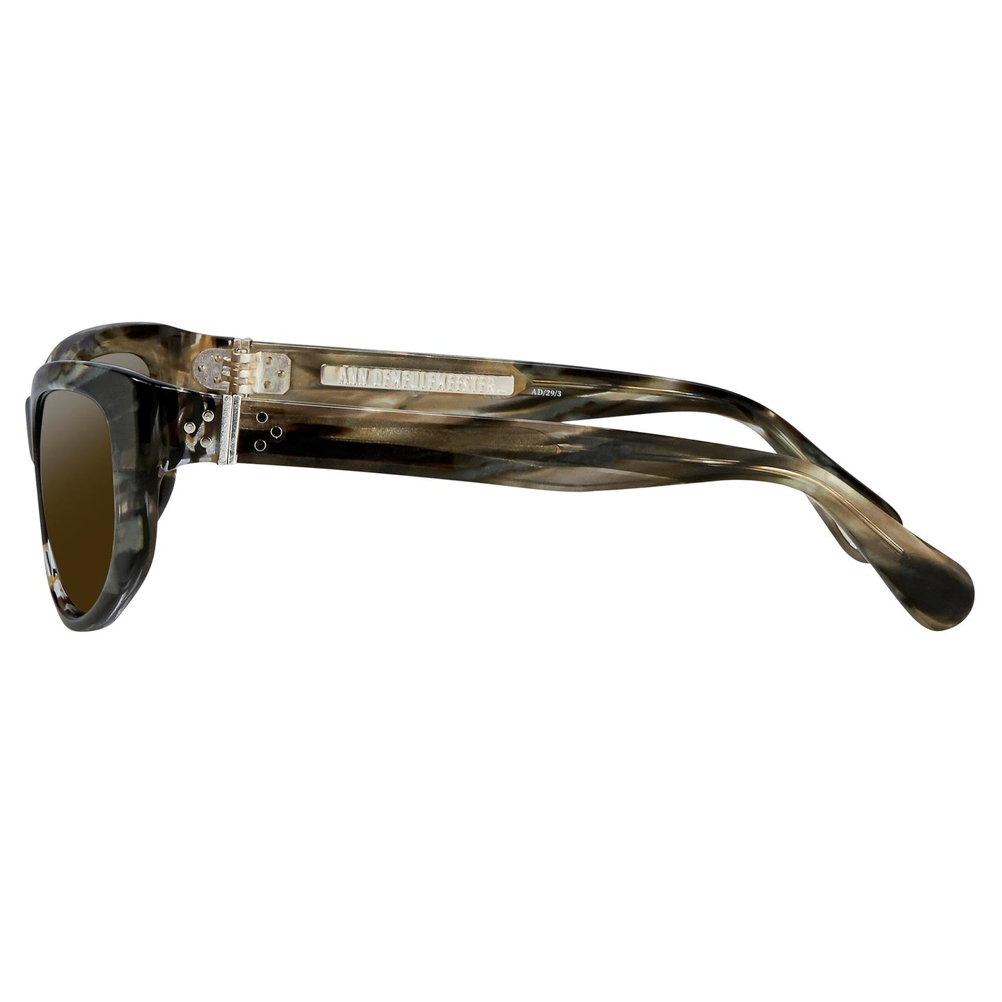 Ann Demeulemeester Ladies Sunglasses Cat Eye Tortoise Shell and Brown AD29C3SUN