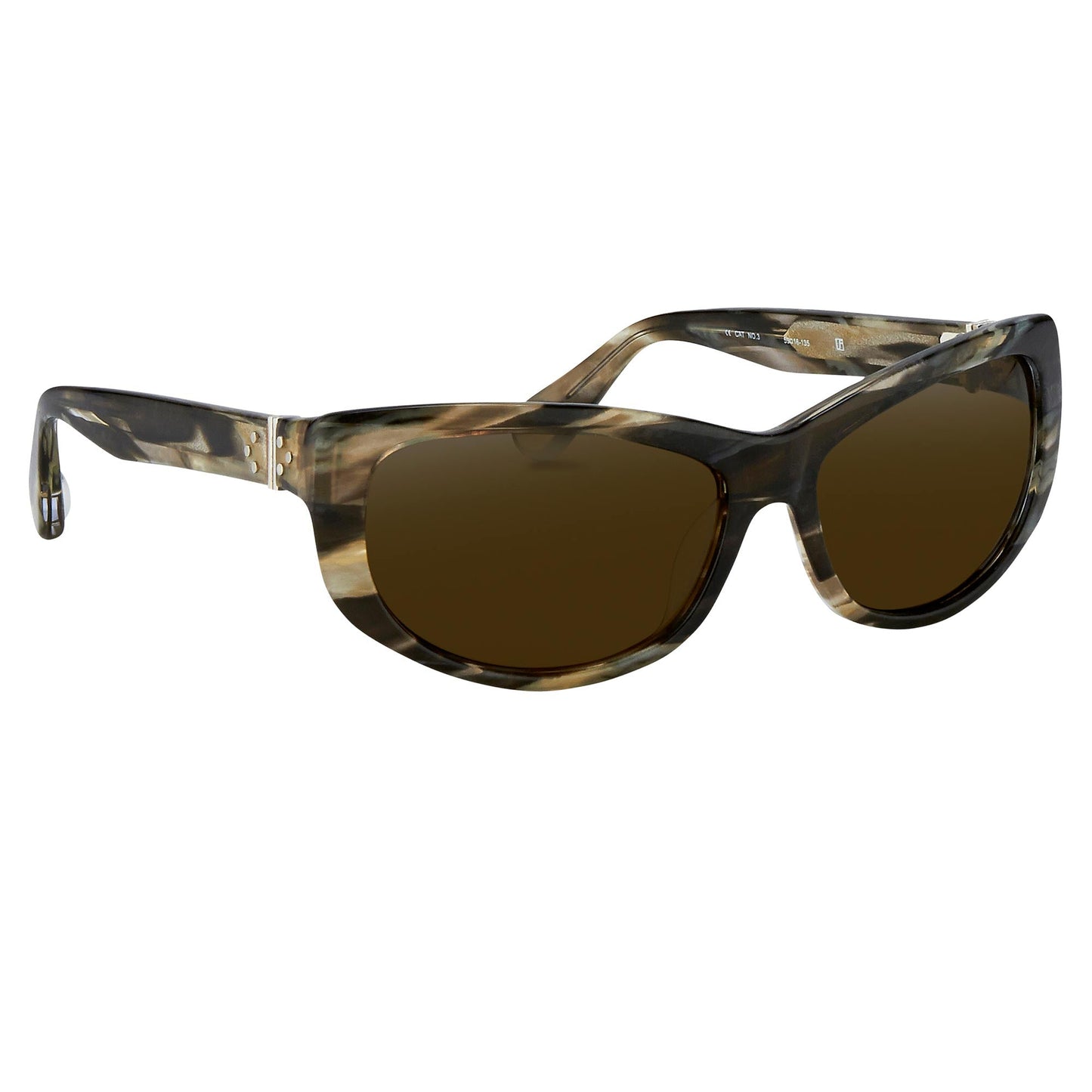 Ann Demeulemeester Ladies Sunglasses Cat Eye Tortoise Shell and Brown AD29C3SUN