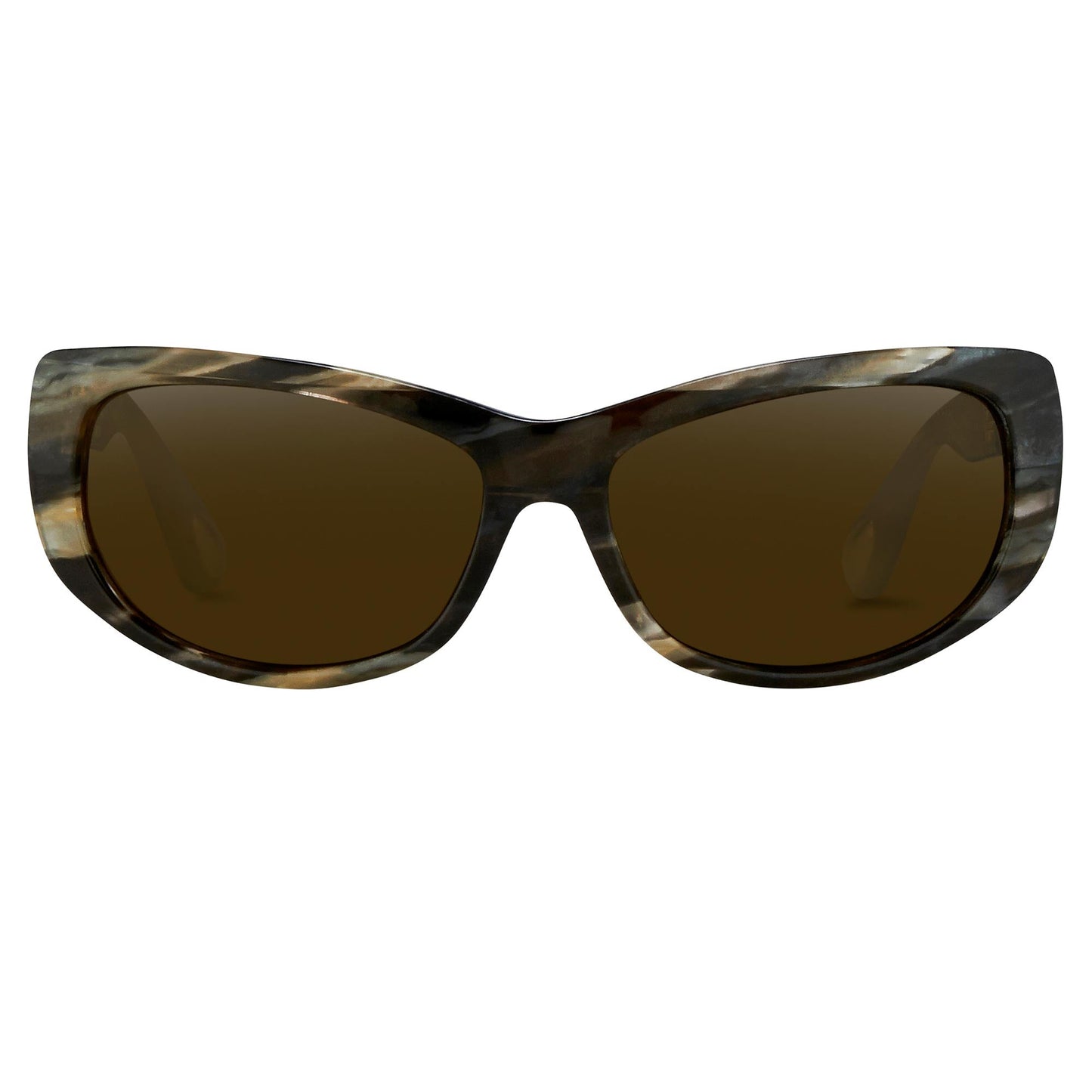 Ann Demeulemeester Ladies Sunglasses Cat Eye Tortoise Shell and Brown AD29C3SUN