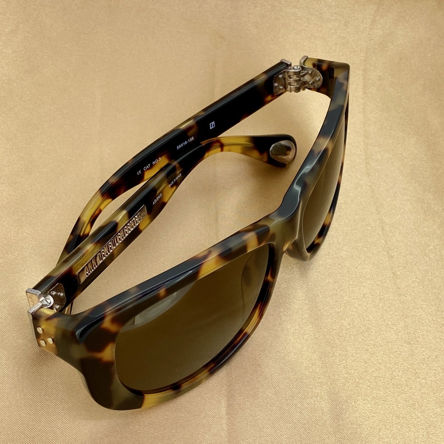 Ann Demeulemeester Ladies Sunglasses Cat Eye Tortoise Shell and Brown AD29C2SUN