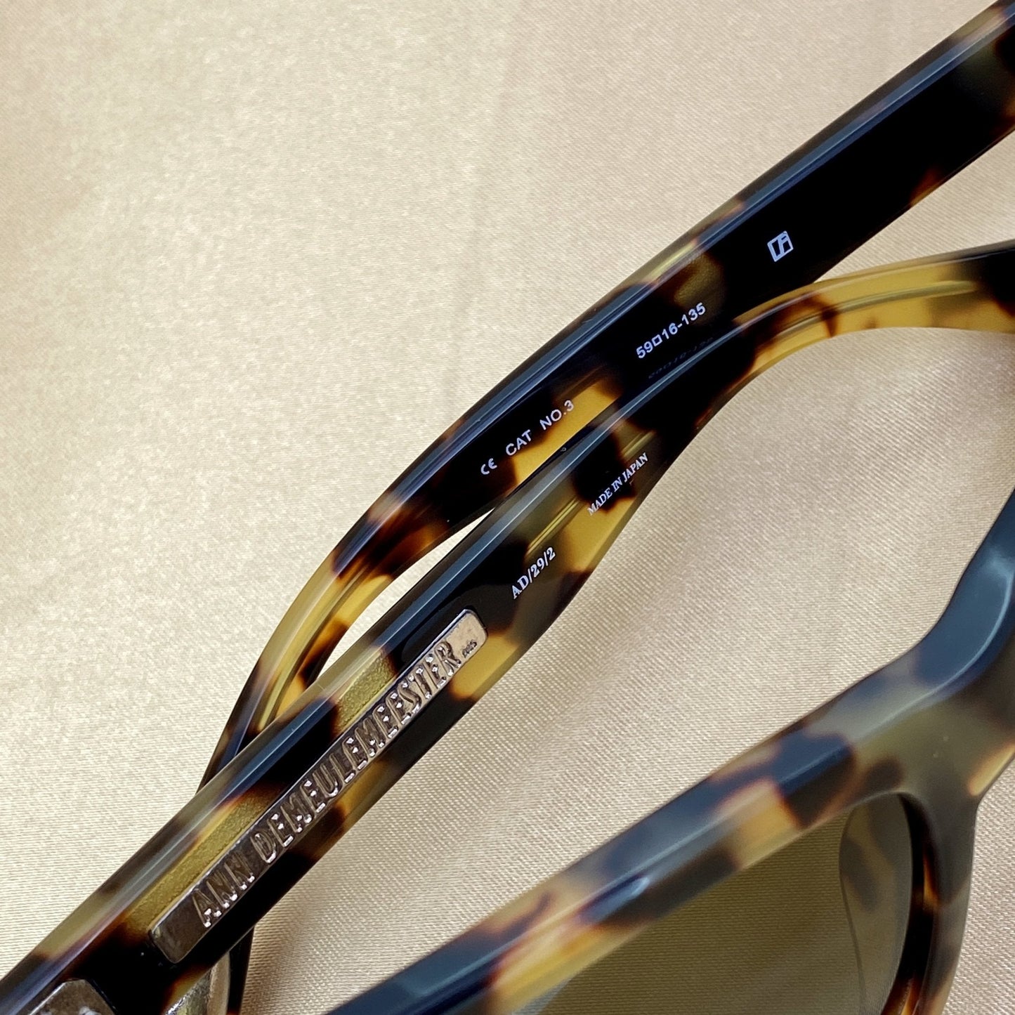 Ann Demeulemeester Ladies Sunglasses Cat Eye Tortoise Shell and Brown AD29C2SUN