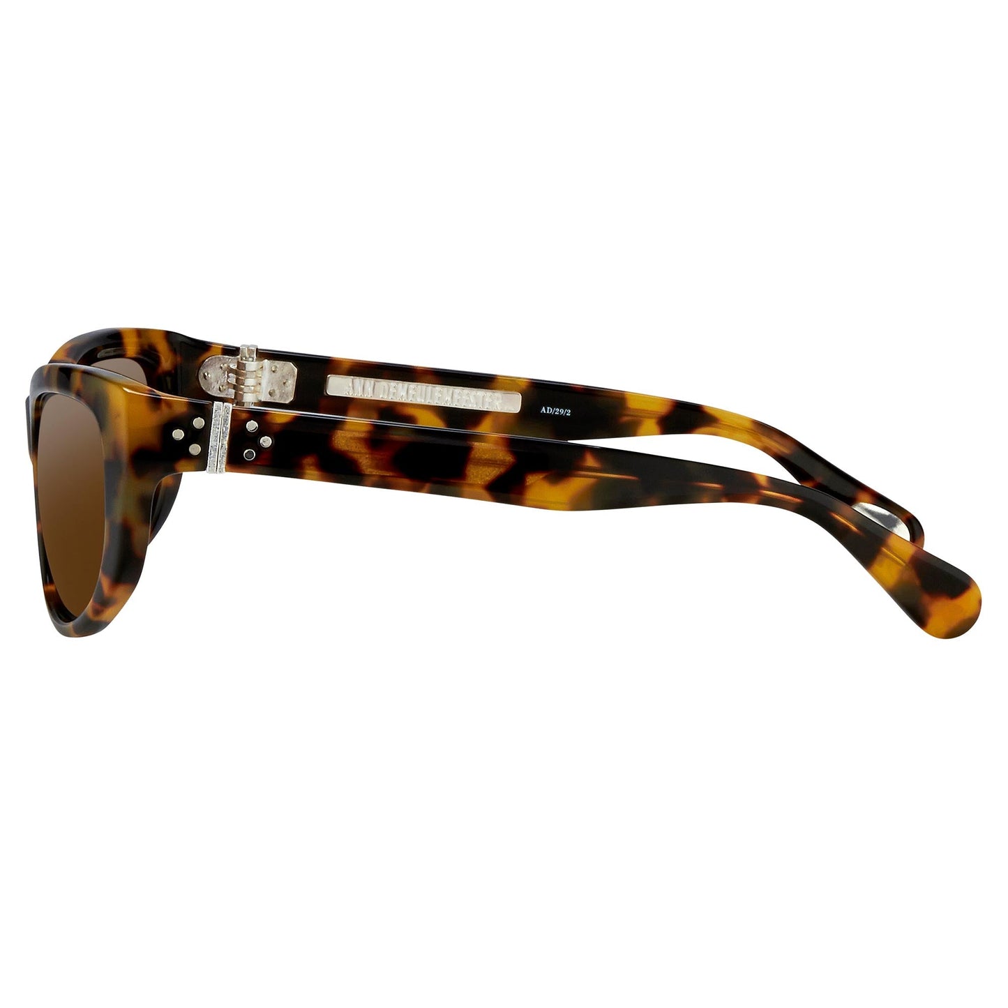 Ann Demeulemeester Ladies Sunglasses Cat Eye Tortoise Shell and Brown AD29C2SUN