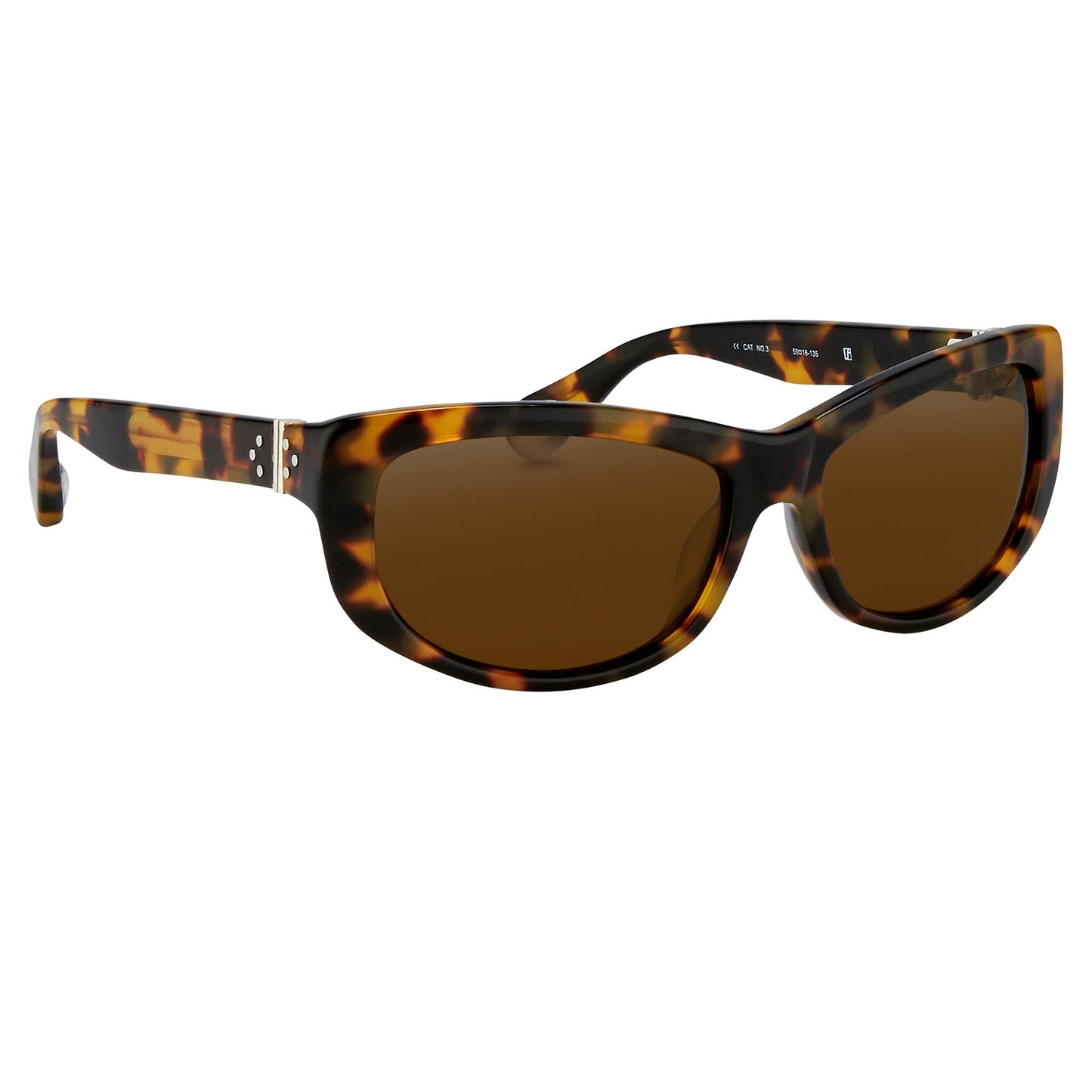 Ann Demeulemeester Ladies Sunglasses Cat Eye Tortoise Shell and Brown AD29C2SUN