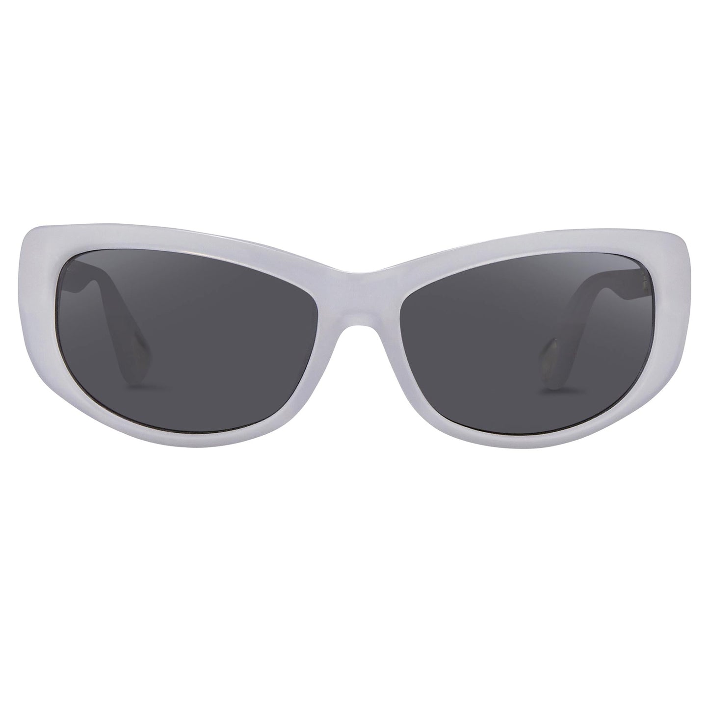 Ann Demeulemeester Ladies Sunglasses Cat Eye White and Grey AD29C4SUN