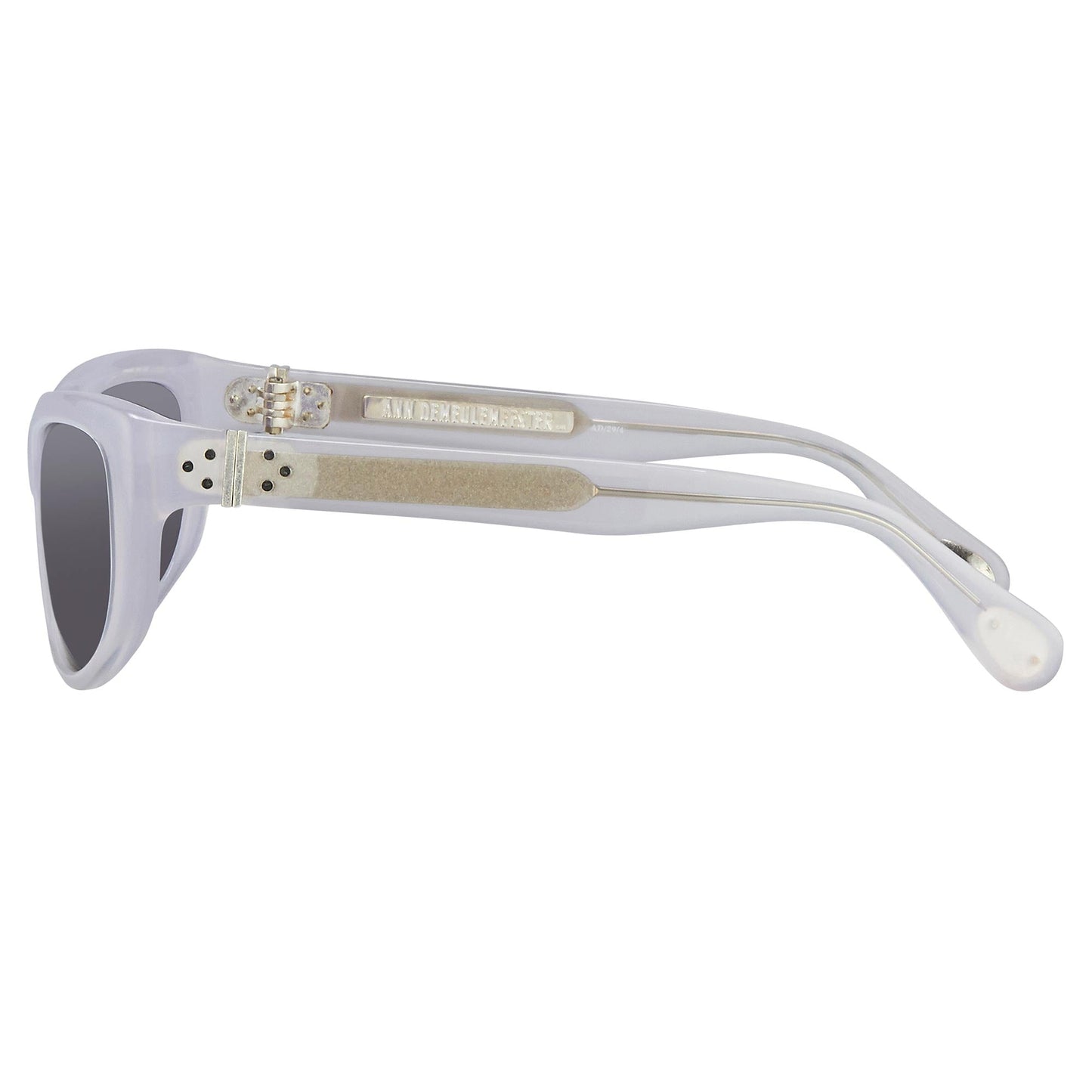 Ann Demeulemeester Ladies Sunglasses Cat Eye White and Grey AD29C4SUN