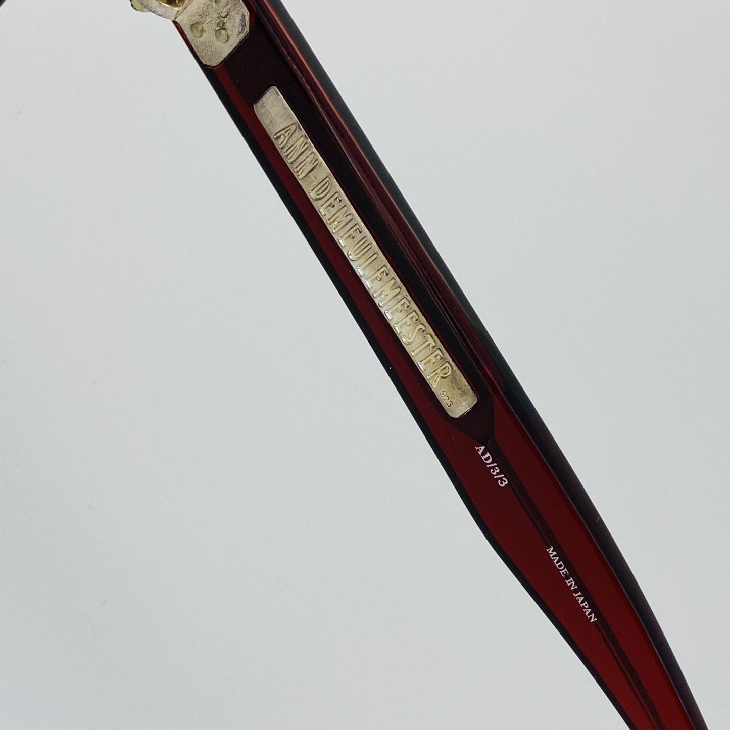 Ann Demeulemeester Sunglasses D-Frame Bordeaux Red and Blue
