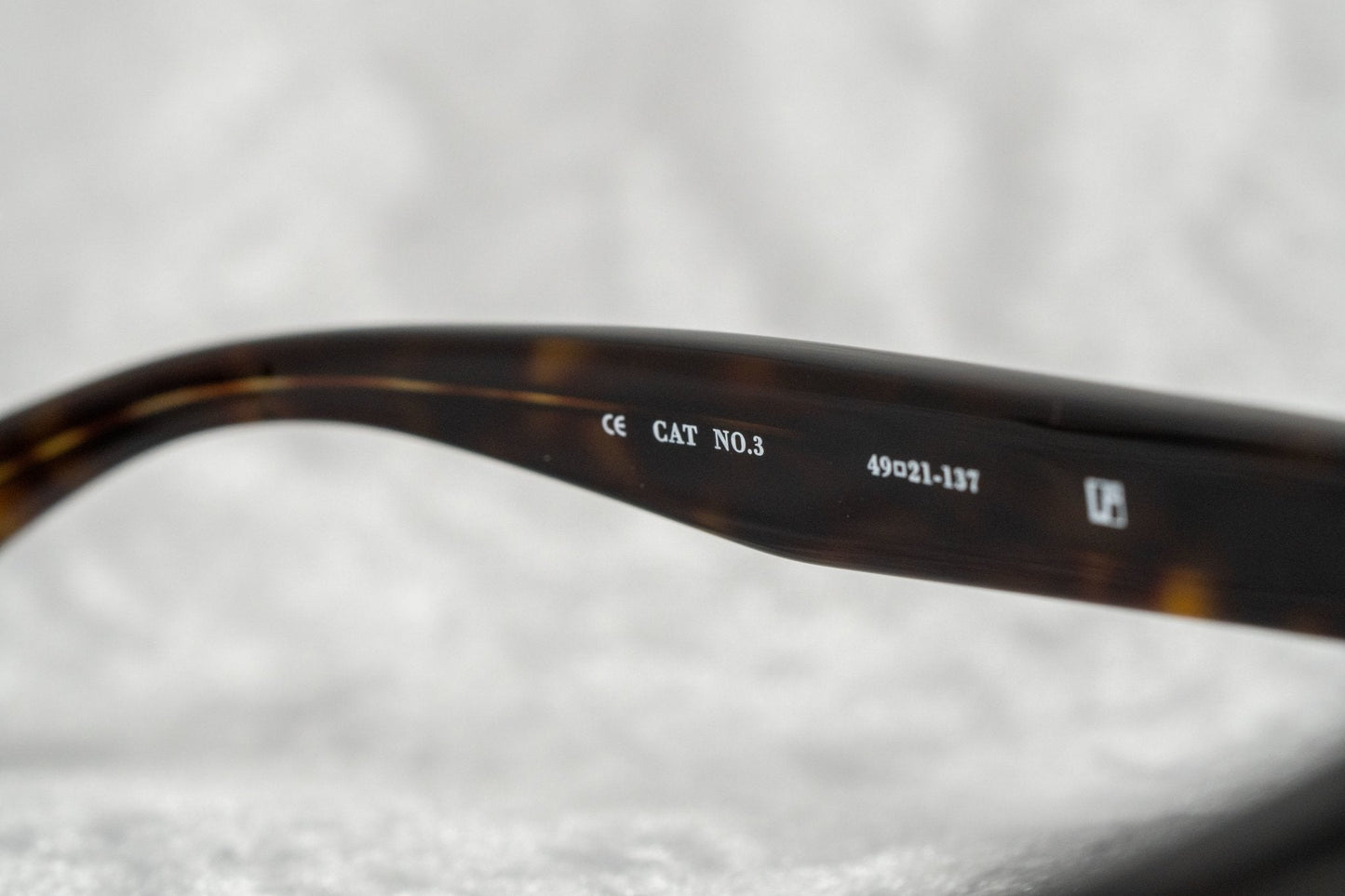 Ann Demeulemeester Sunglasses Flat Top Amber Tortoise Shell and Brown AD10C4SUN